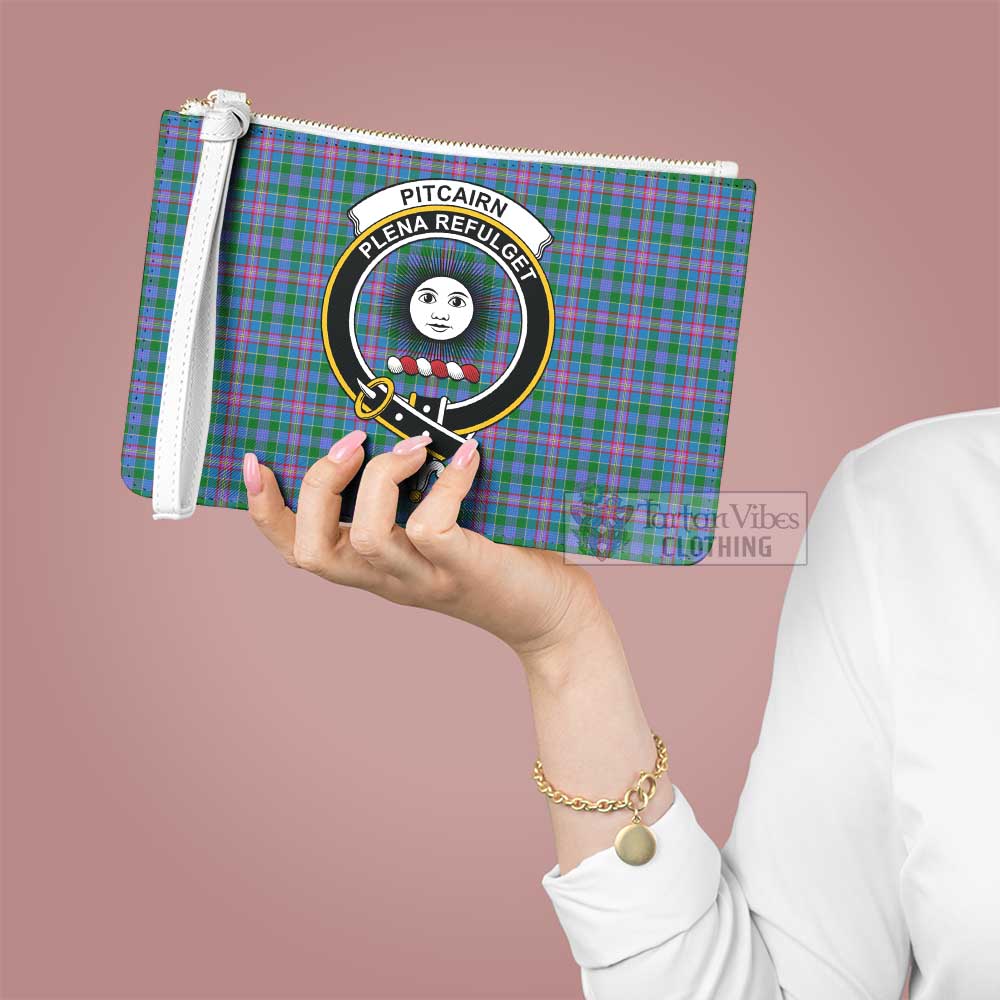 Tartan Vibes Clothing Pitcairn Family Crest Tartan Clutch Bag