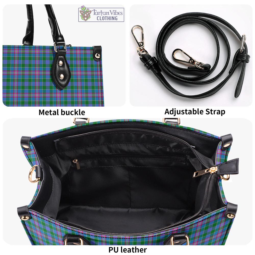 Pitcairn Tartan Luxury Leather Handbags - Tartan Vibes Clothing