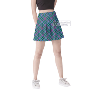 Pitcairn Tartan Women's Plated Mini Skirt Cross Style Female - Tartan Vibes Clothing