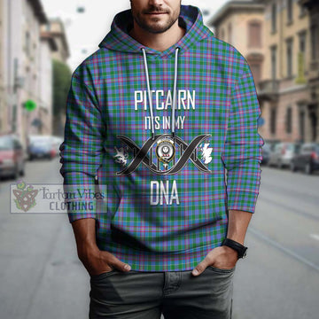 Pitcairn Tartan Hoodie with Family Crest DNA In Me Style Pullover Hoodie - Tartan Vibes Clothing