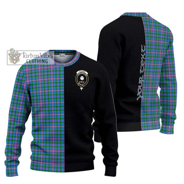 Pitcairn Tartan Ugly Sweater with Family Crest and Half Of Me Style Unisex - Tartan Vibes Clothing