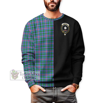 Pitcairn Tartan Sweatshirt with Family Crest and Half Of Me Style Unisex - Tartan Vibes Clothing