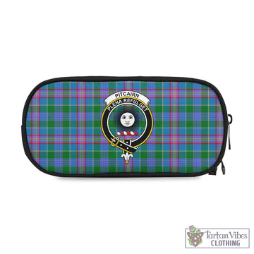 Pitcairn Tartan Pen and Pencil Case with Family Crest One Size 4.13*8.74 inch - Tartan Vibes Clothing