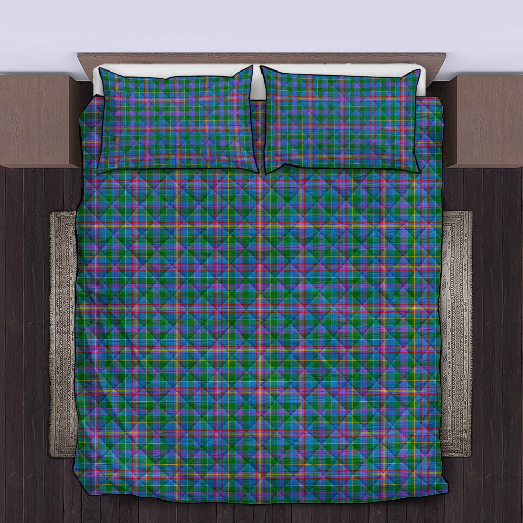 Pitcairn Tartan Quilt Bed Set King - Tartan Vibes Clothing
