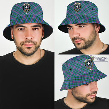 Pitcairn Tartan Bucket Hat with Family Crest Bucket Hat One Size - Tartan Vibes Clothing