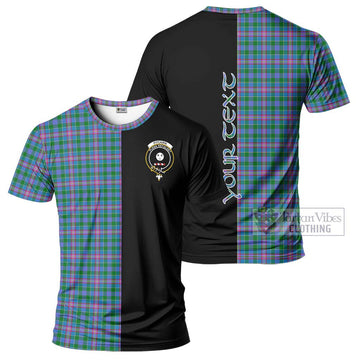 Pitcairn Tartan T-Shirt with Family Crest and Half Of Me Style Kid's Shirt - Tartan Vibes Clothing