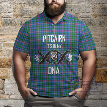 Pitcairn Tartan Polo Shirt with Family Crest DNA In Me Style Kid - Tartan Vibes Clothing