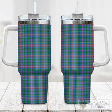 Pitcairn Tartan Tumbler with Handle One Size 40 OZ - Tartan Vibes Clothing