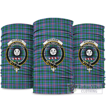 Pitcairn Tartan Neck Gaiters, Tartan Bandanas, Tartan Head Band with Family Crest package One Size - Tartan Vibes Clothing
