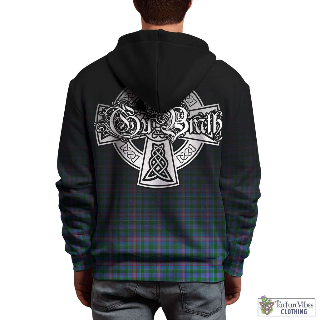 Pitcairn Tartan Hoodie Featuring Alba Gu Brath Family Crest Celtic Inspired - Tartan Vibes Clothing