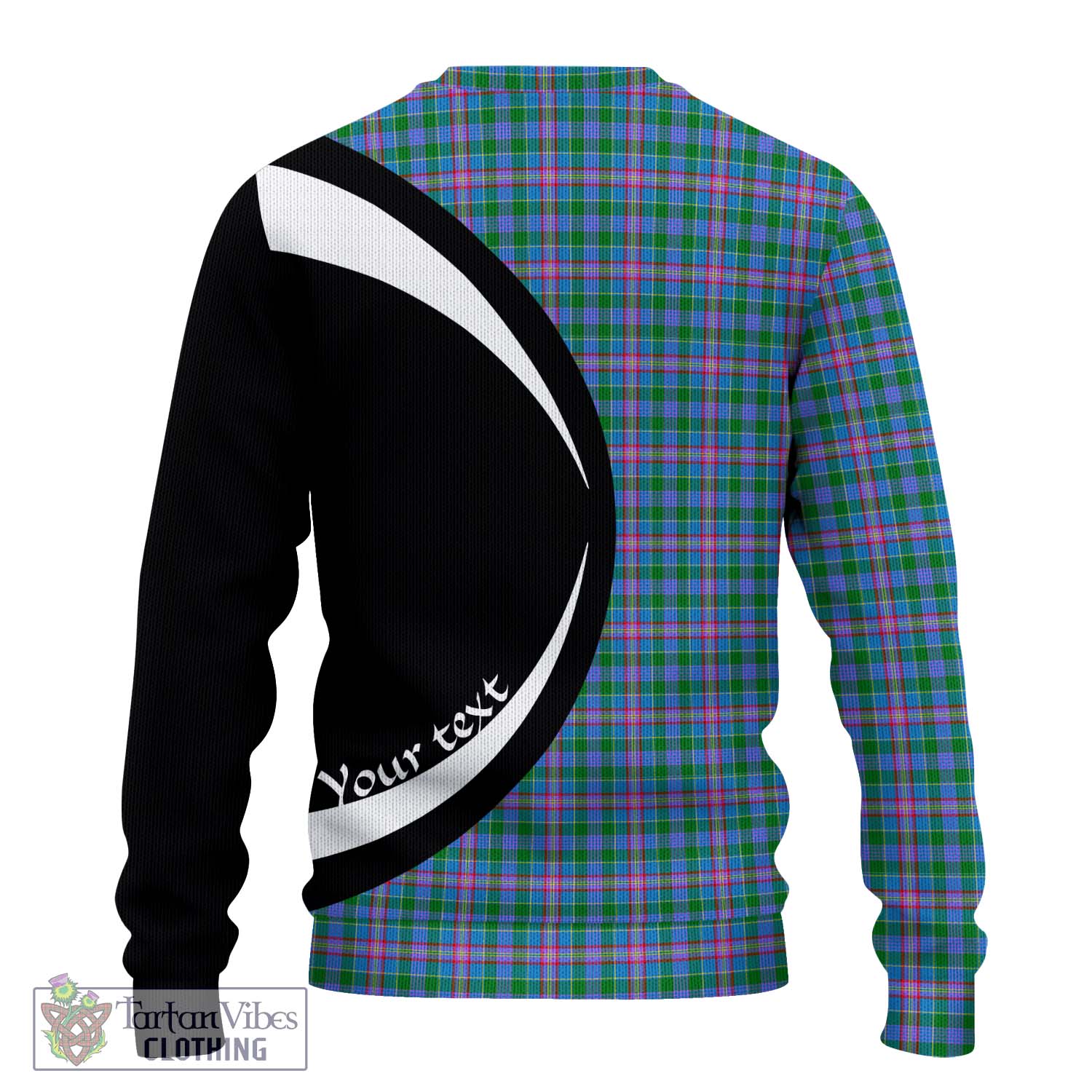 Pitcairn Tartan Ugly Sweater with Family Crest Circle Style - Tartan Vibes Clothing