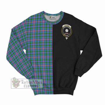 Pitcairn Tartan Sweatshirt with Family Crest and Half Of Me Style - Tartan Vibes Clothing