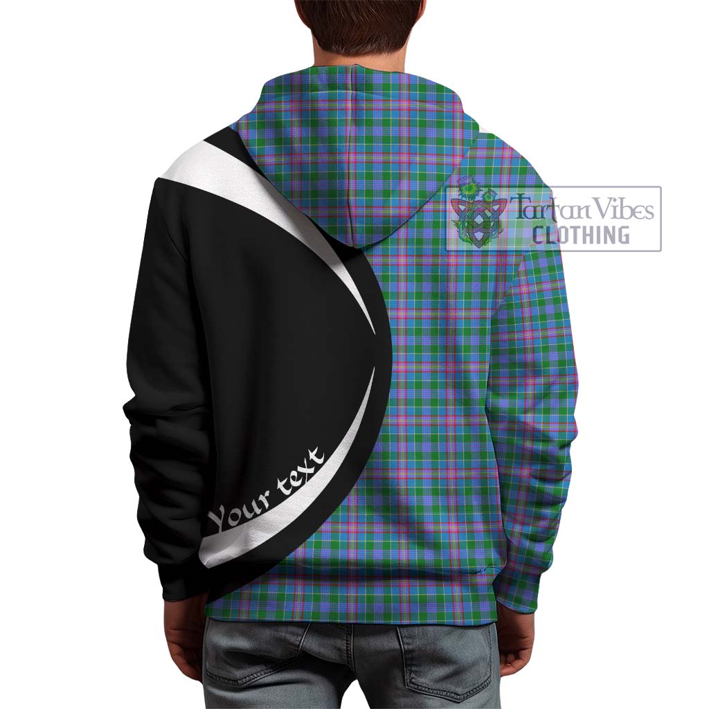 Pitcairn Tartan Hoodie with Family Crest Circle Style - Tartan Vibes Clothing