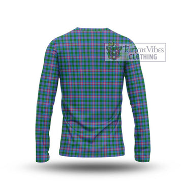 Pitcairn Tartan Long Sleeve T-Shirt with Family Crest DNA In Me Style - Tartan Vibes Clothing