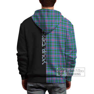 Pitcairn Tartan Hoodie with Family Crest and Half Of Me Style - Tartan Vibes Clothing