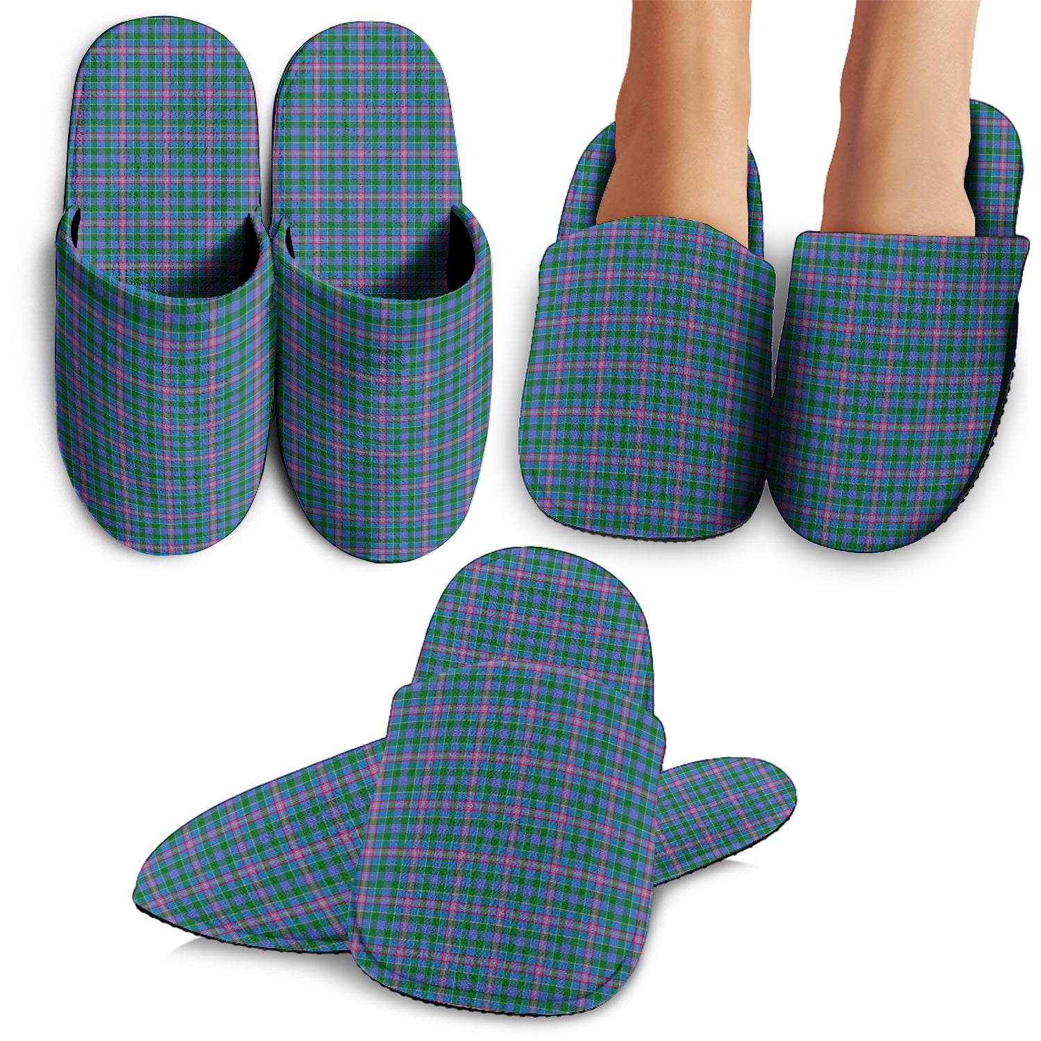 Pitcairn Tartan Home Slippers - Tartan Vibes Clothing