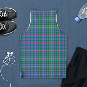 Pitcairn Tartan Mens Tank Top with Family Crest - Tartan Vibes Clothing
