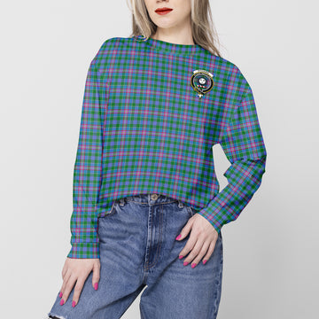 Pitcairn Tartan Sweatshirt with Family Crest - Tartan Vibes Clothing