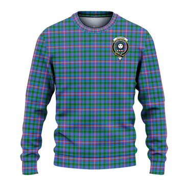 Pitcairn Tartan Ugly Sweater with Family Crest - Tartan Vibes Clothing