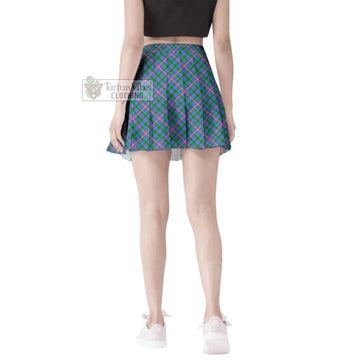 Pitcairn Tartan Women's Plated Mini Skirt Cross Style - Tartan Vibes Clothing