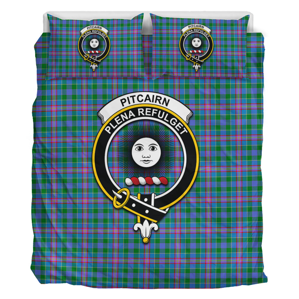 pitcairn-hunting-tartan-bedding-set-with-family-crest