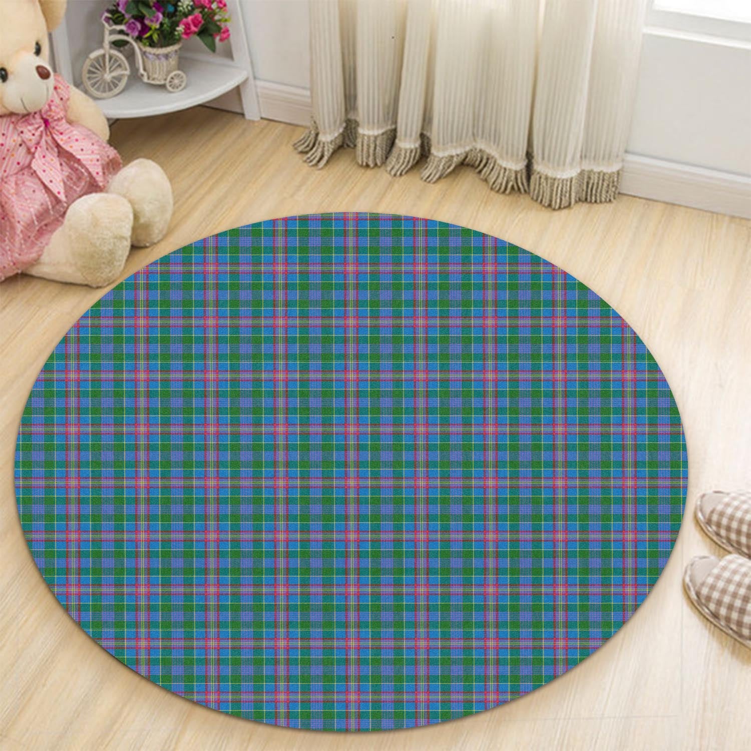 Pitcairn Tartan Round Rug - Tartan Vibes Clothing