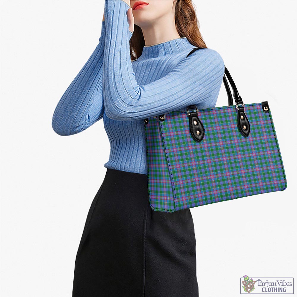 Pitcairn Tartan Luxury Leather Handbags - Tartan Vibes Clothing