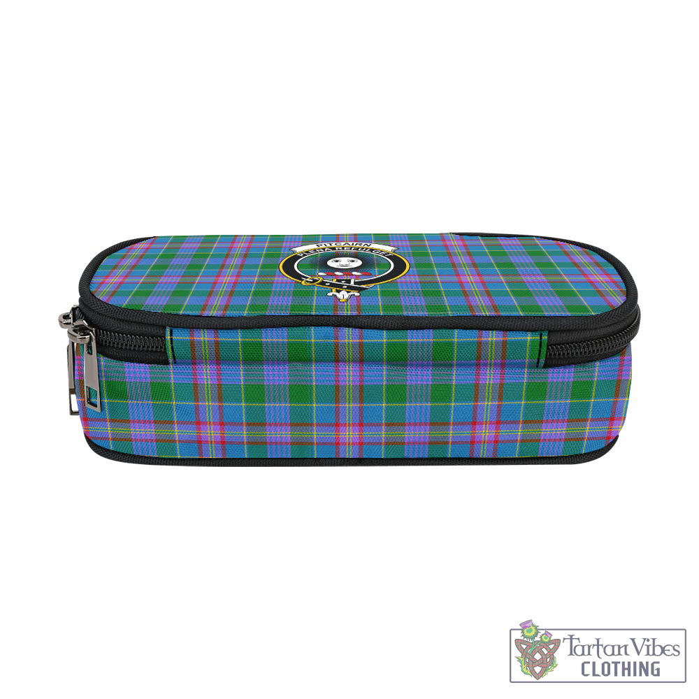 Pitcairn Tartan Pen and Pencil Case with Family Crest - Tartan Vibes Clothing