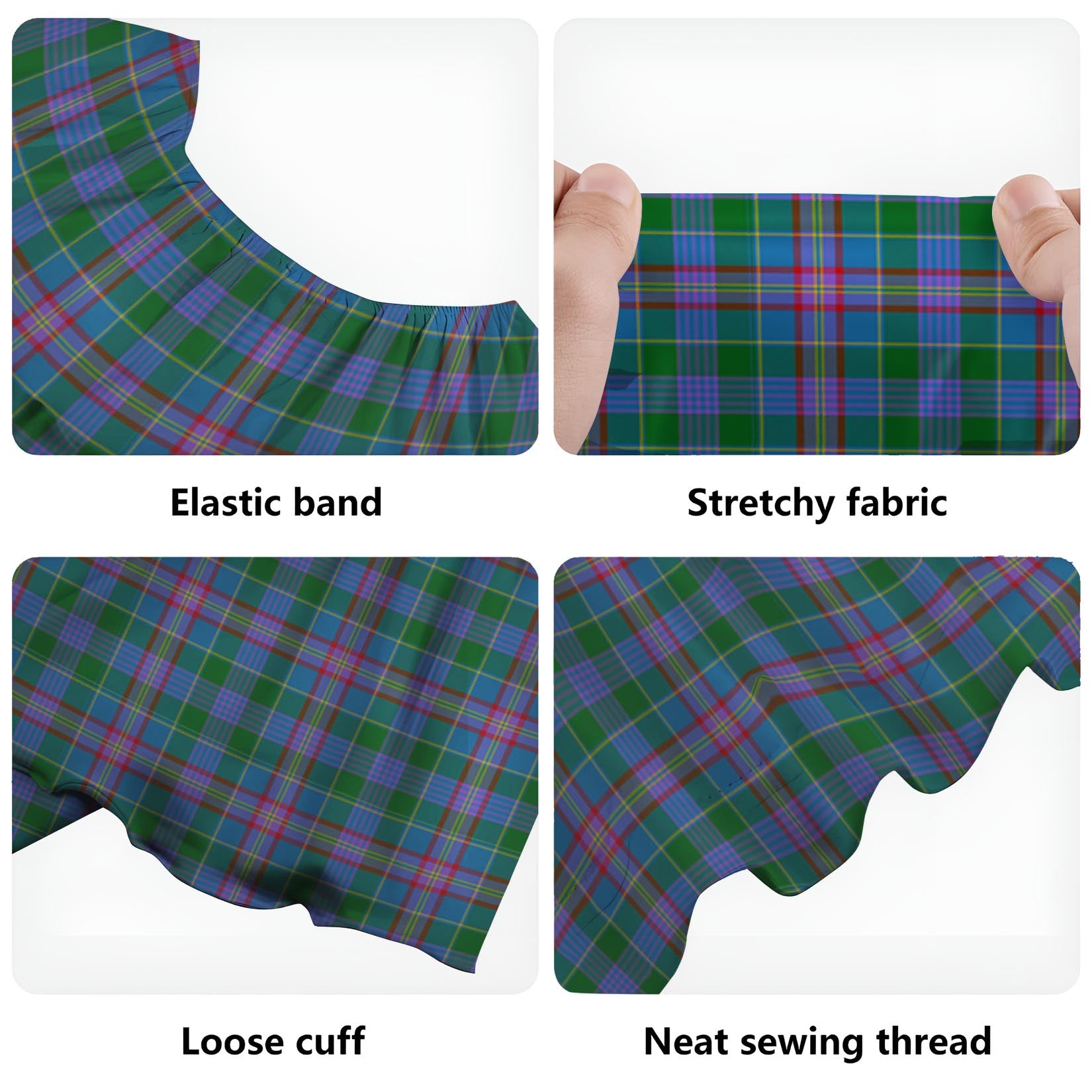 Pitcairn Tartan Off Shoulder Long Dress - Tartan Vibes Clothing