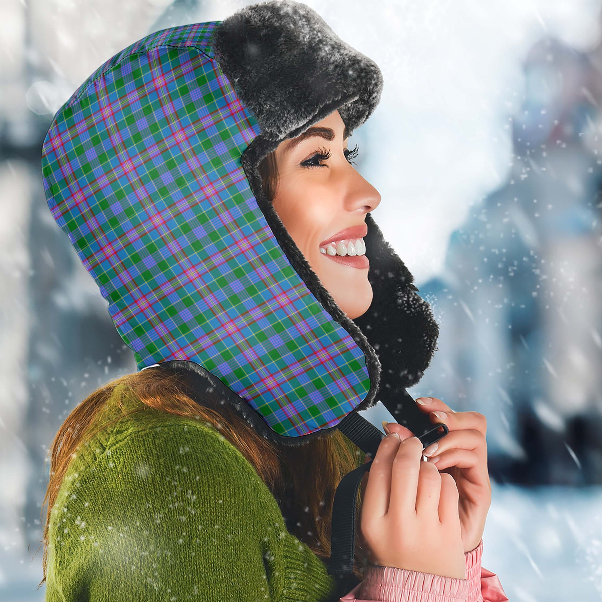 Pitcairn Tartan Winter Trapper Hat - Tartan Vibes Clothing