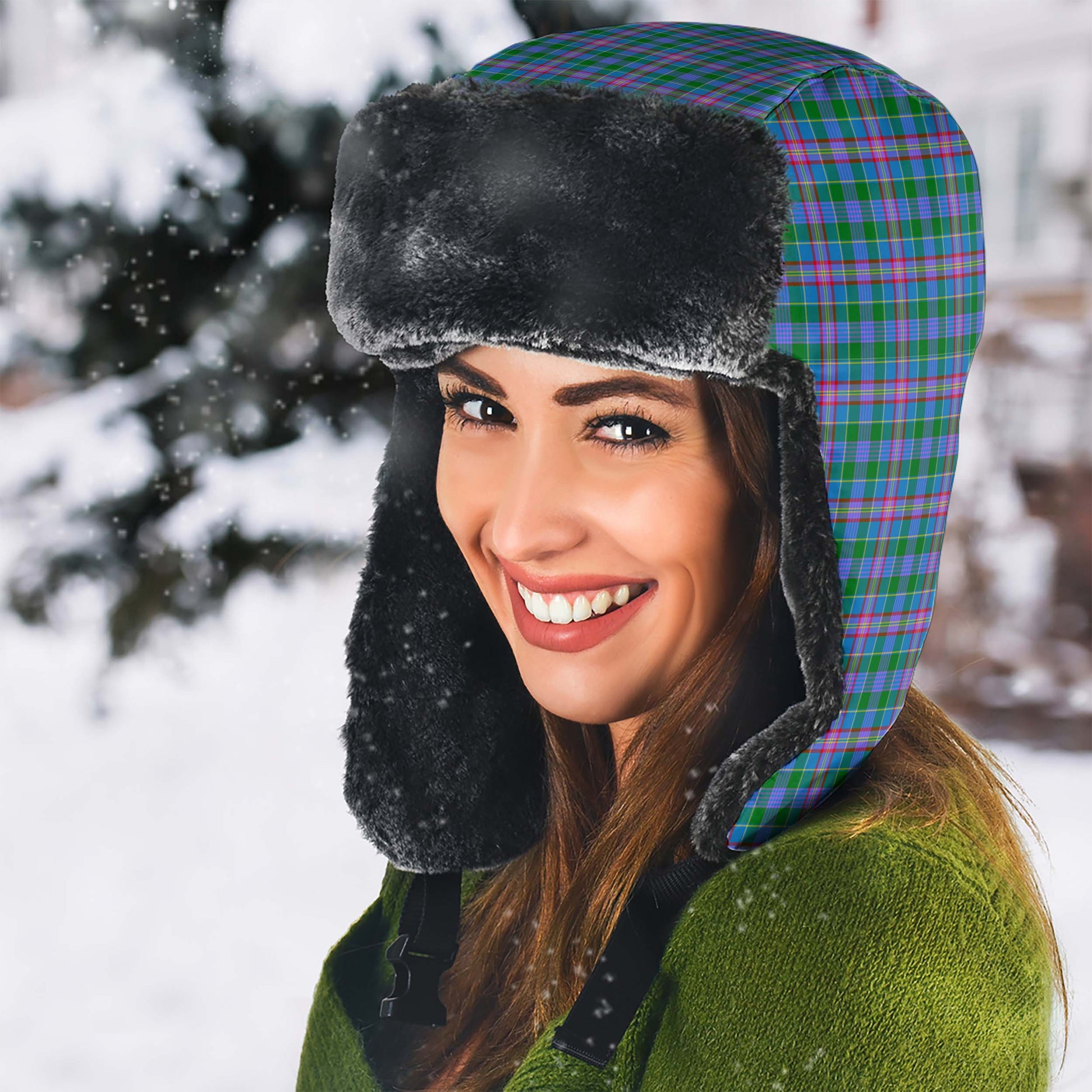 Pitcairn Tartan Winter Trapper Hat - Tartan Vibes Clothing