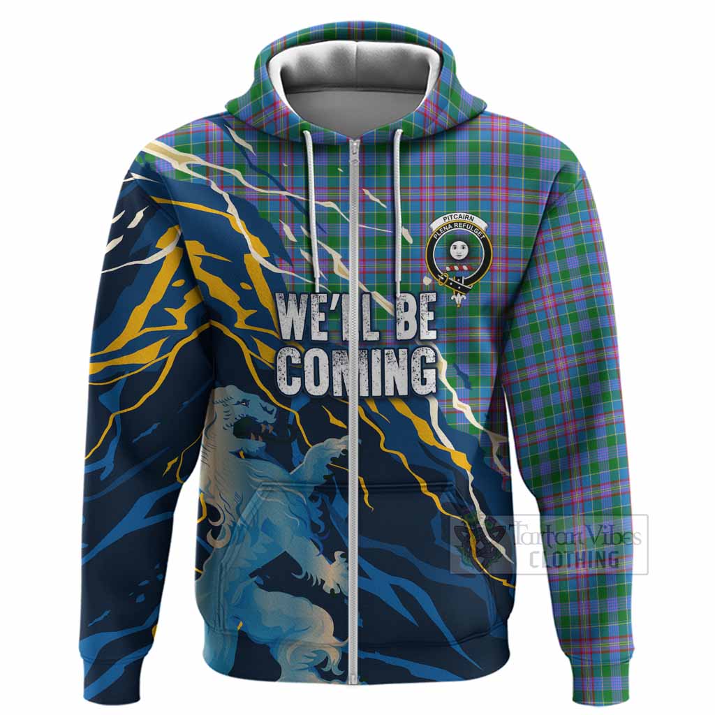 Pitcairn Scotland Tartan Hoodie WC2026 Football - We'll Be Coming