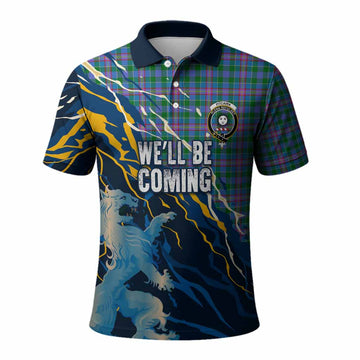 Pitcairn Scotland Tartan Polo Shirt WC2026 Football - We'll Be Coming