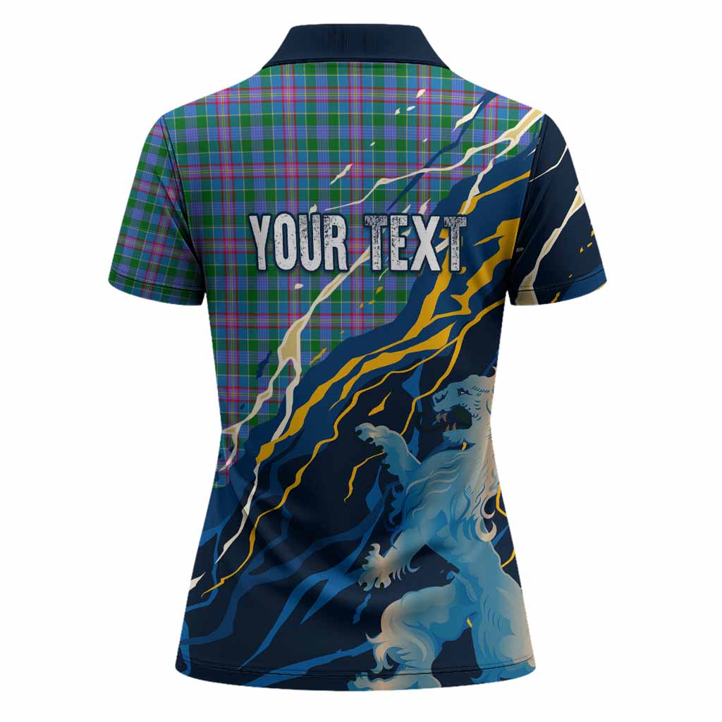 Pitcairn Scotland Tartan Women Polo Shirt WC2026 Football - We'll Be Coming