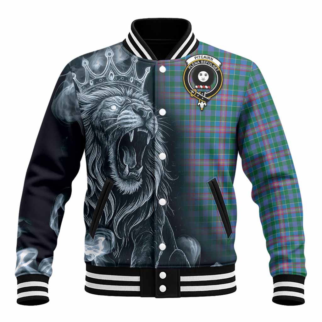 Pitcairn Tartan Baseball Jacket Roaring Lion Heritage