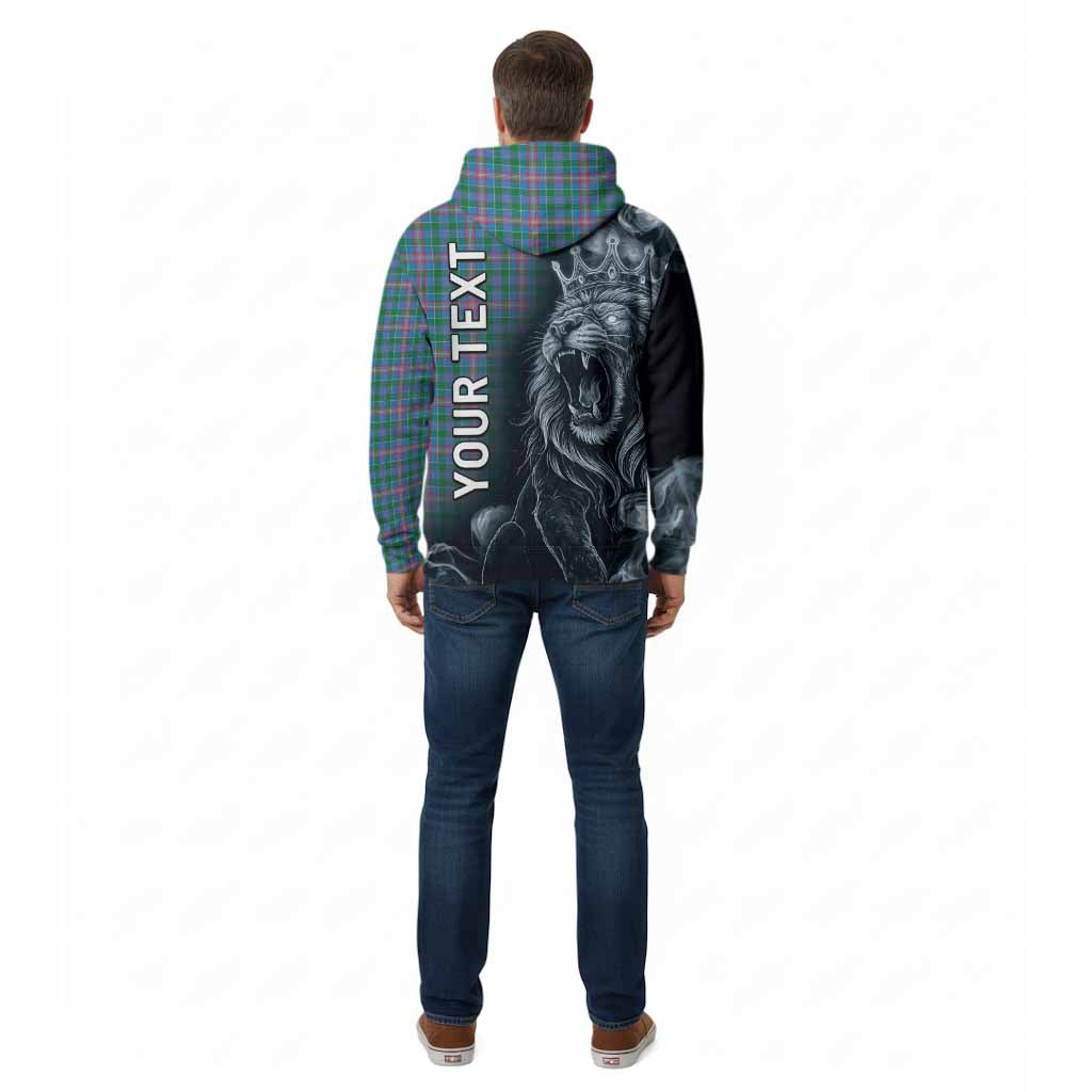 Pitcairn Tartan Cotton Hoodie Roaring Lion Heritage
