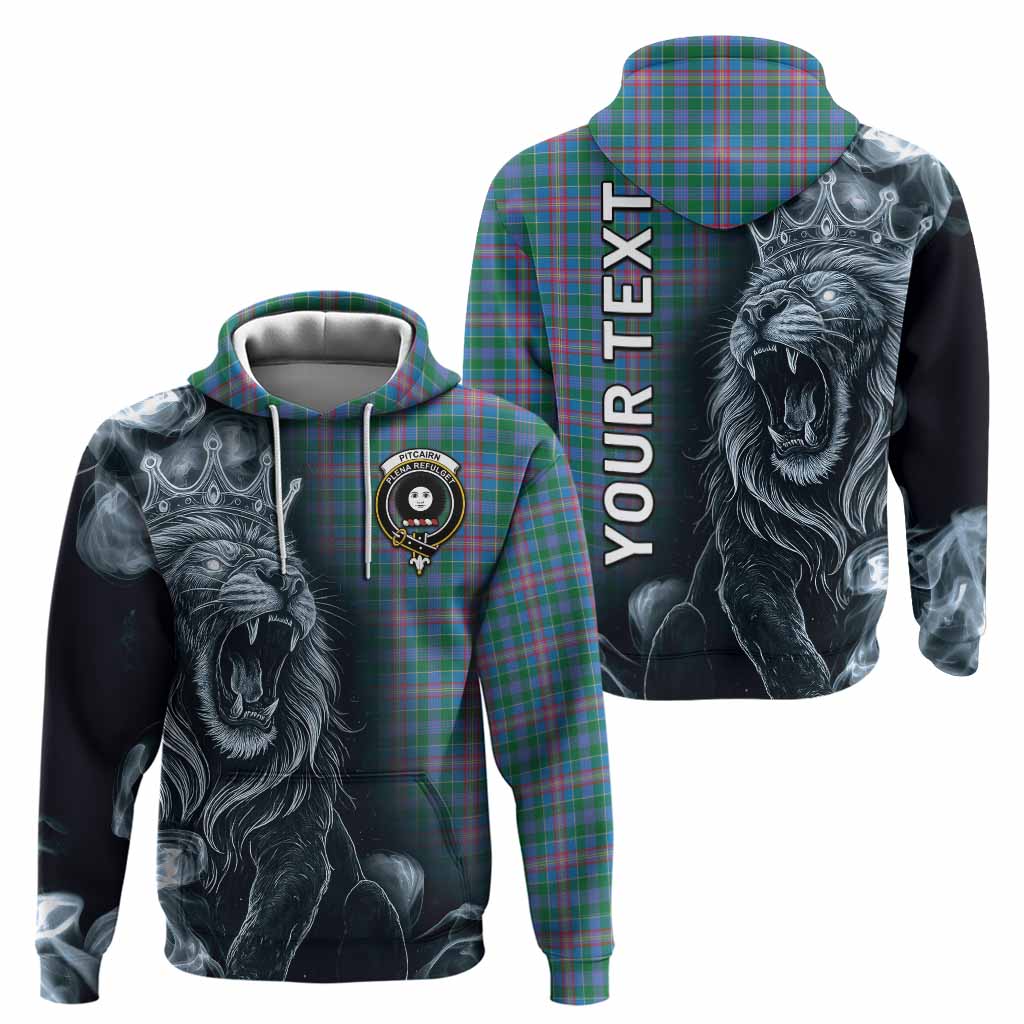 Pitcairn Tartan Hoodie Roaring Lion Heritage