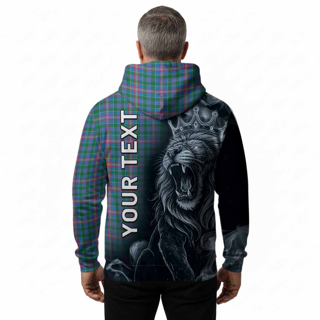 Pitcairn Tartan Hoodie Roaring Lion Heritage