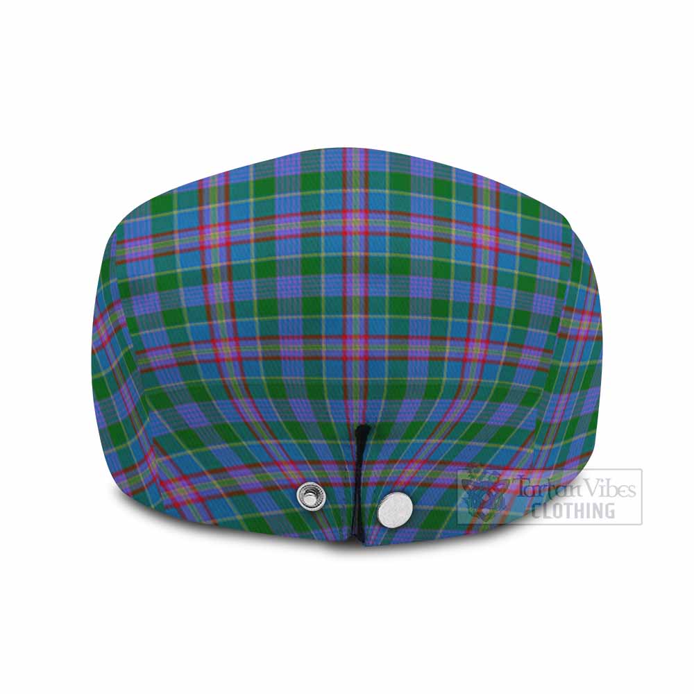 Pitcairn Tartan Jeff Cap, Tartan Flat Cap