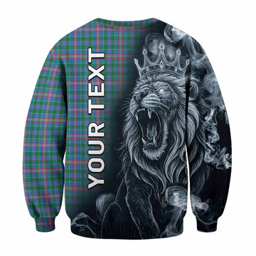 Pitcairn Tartan Sweatshirt Roaring Lion Heritage