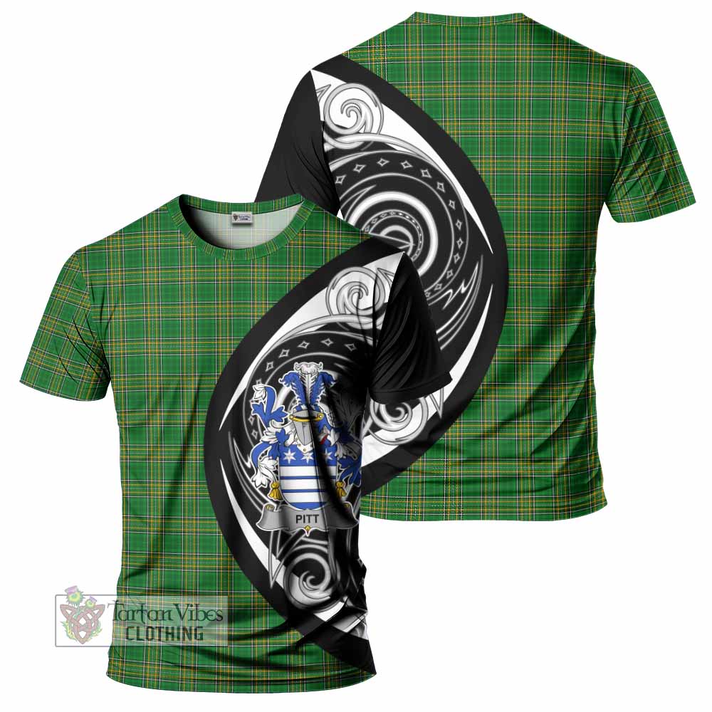 Tartan Vibes Clothing Pitt Irish Clan T-Shirt Celtic Circle Style