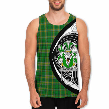 Podmore Irish Clan Men's Tank Top Celtic Circle Style