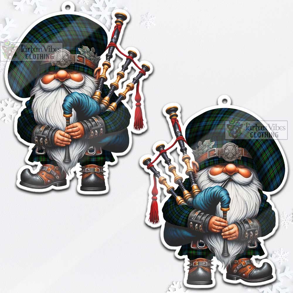 Polaris Tartan Bagpiper Gnome Christmas Ornament - Tartan Vibes Clothing