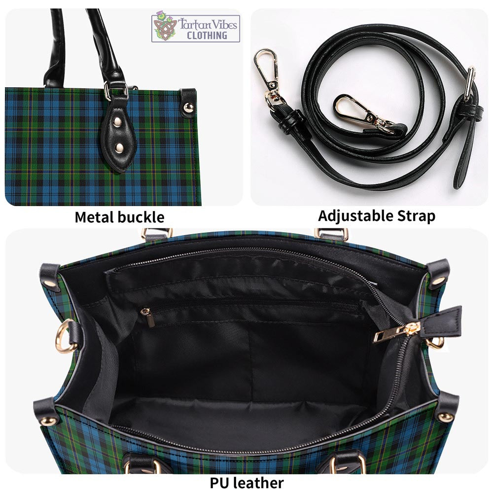 Tartan Vibes Clothing Polaris Military Tartan Luxury Leather Handbags