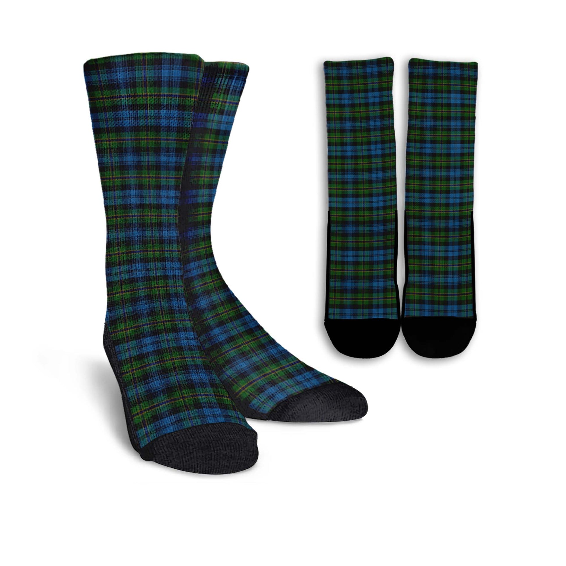Polaris Military Tartan Crew Socks - Tartanvibesclothing