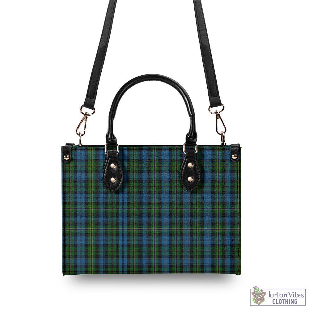 Tartan Vibes Clothing Polaris Military Tartan Luxury Leather Handbags