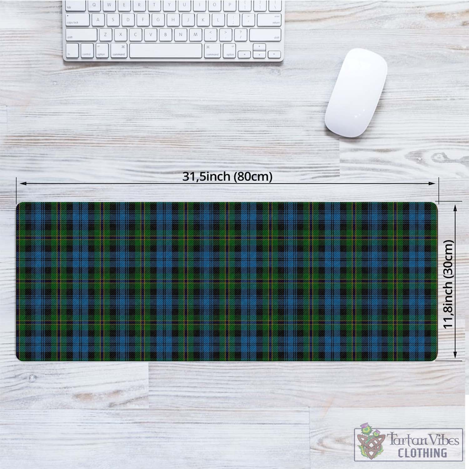 Tartan Vibes Clothing Polaris Military Tartan Mouse Pad