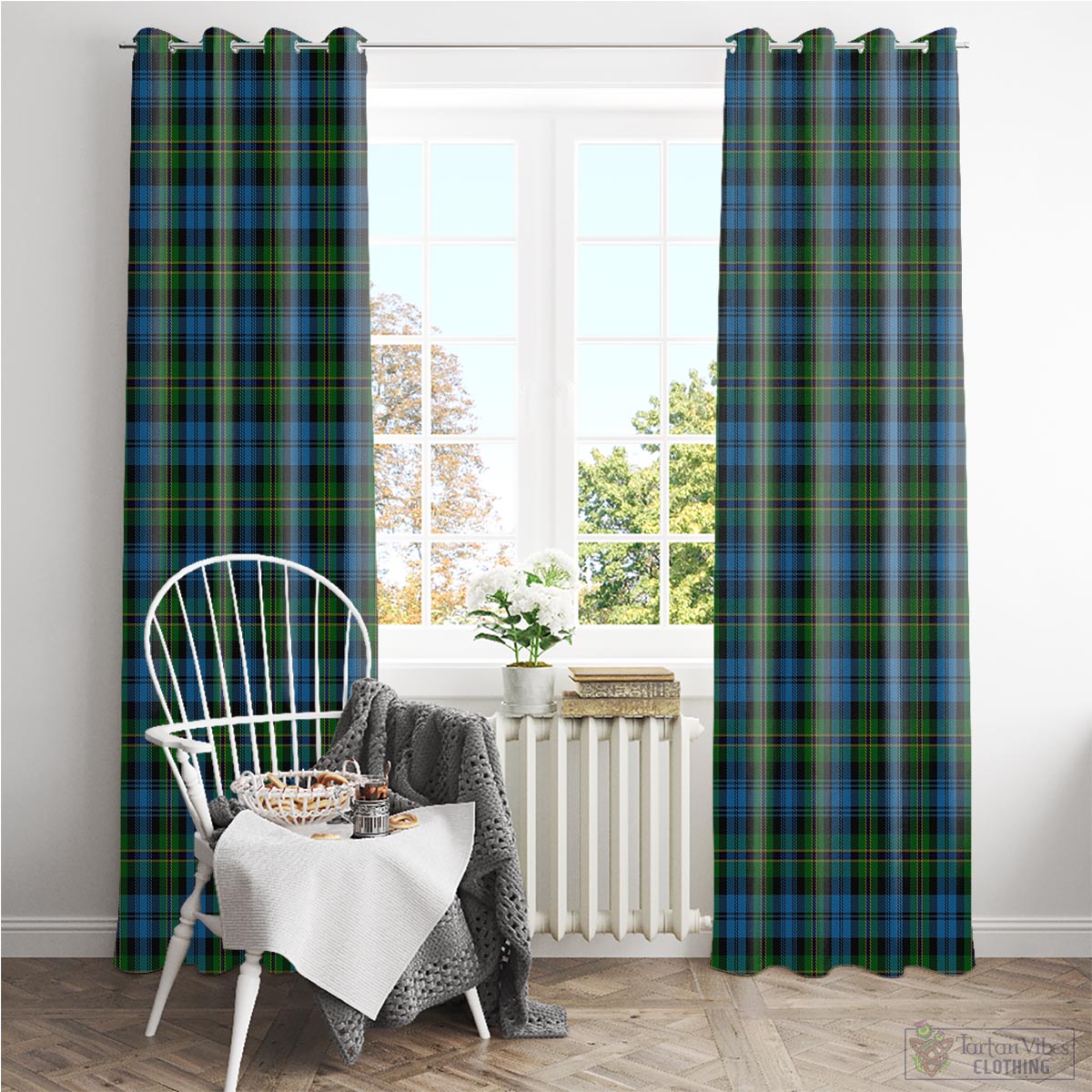Polaris Military Tartan Window Curtain