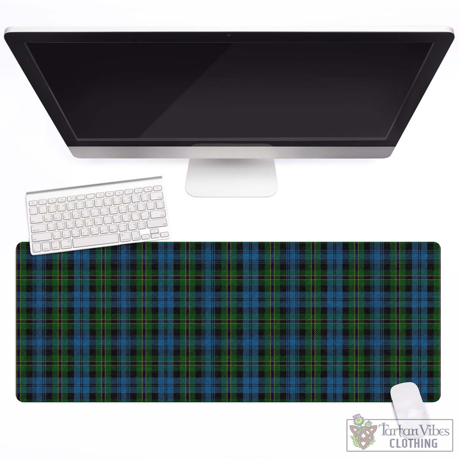 Tartan Vibes Clothing Polaris Military Tartan Mouse Pad