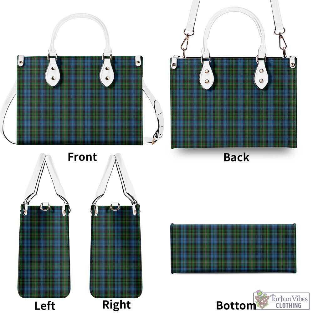 Tartan Vibes Clothing Polaris Military Tartan Luxury Leather Handbags